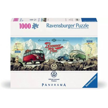 Puzzle Panorama - Mit dem Bulli über den Brenner (1000 Teile)