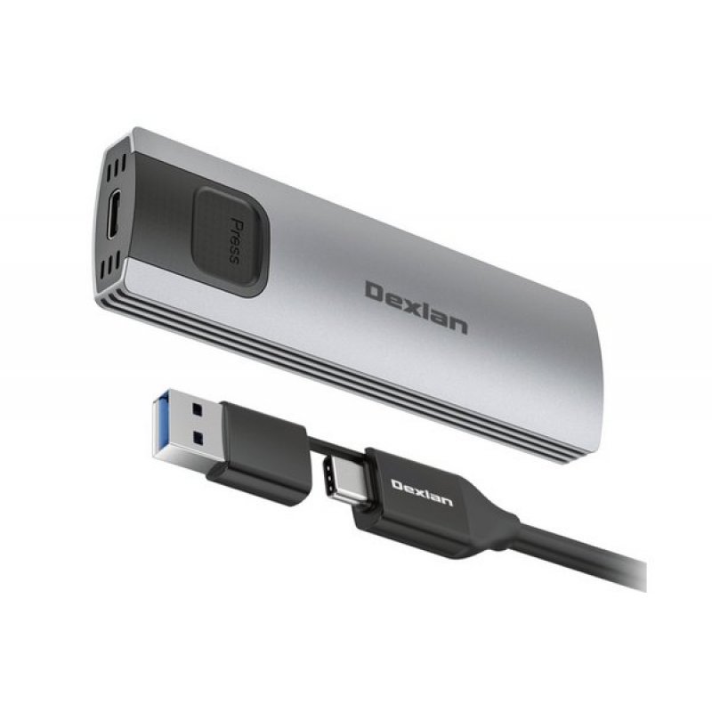 DEXLAN SSD M.2 PCIe NVMe ENCLOSURE USB 3.1 TYPE C