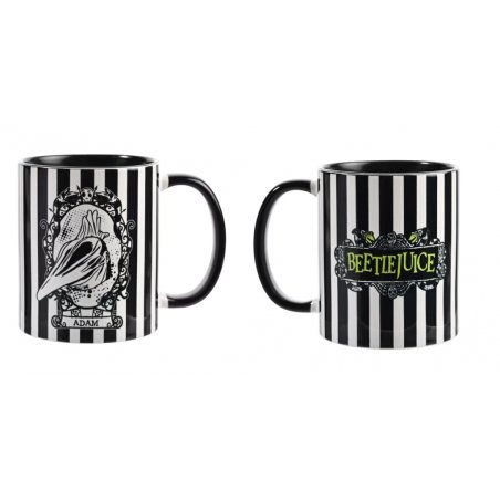 BEETLEJUICE - Black&White - Adam - Mug Interieur Coloré