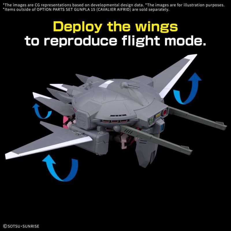 GUNDAM - OPTION PARTS SET GUNPLA 15 (CAVALIER AIFRID) - Model Kit