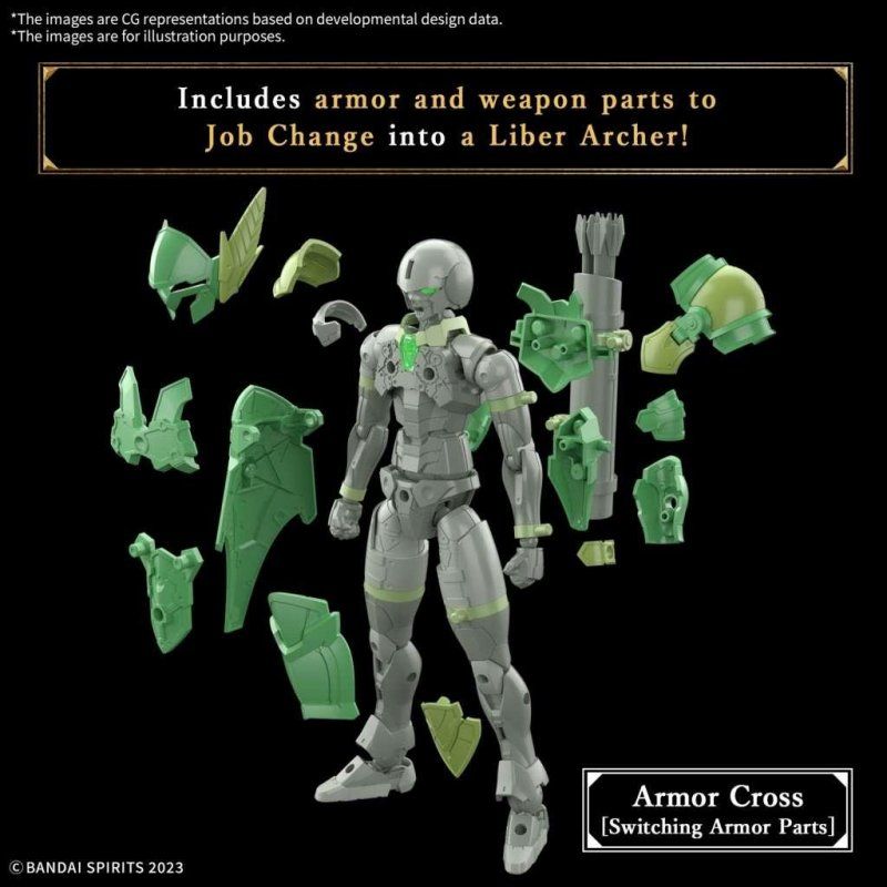 STOCK4 - GUNDAM - 30MF LIBER ARCHER - Model Kit
