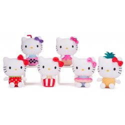 HELLO KITTY - Treats - Assortiment de 12 Peluches - 6 Modèles - 25cm