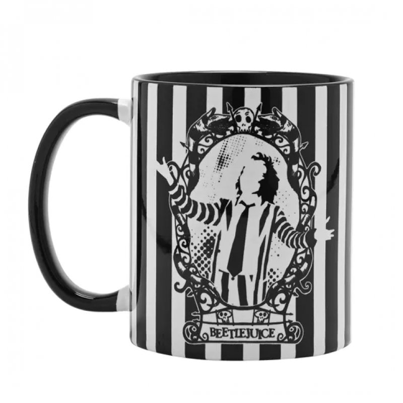 BEETLEJUICE - Black&White - Ghost with the most - Mug Interieur Coloré