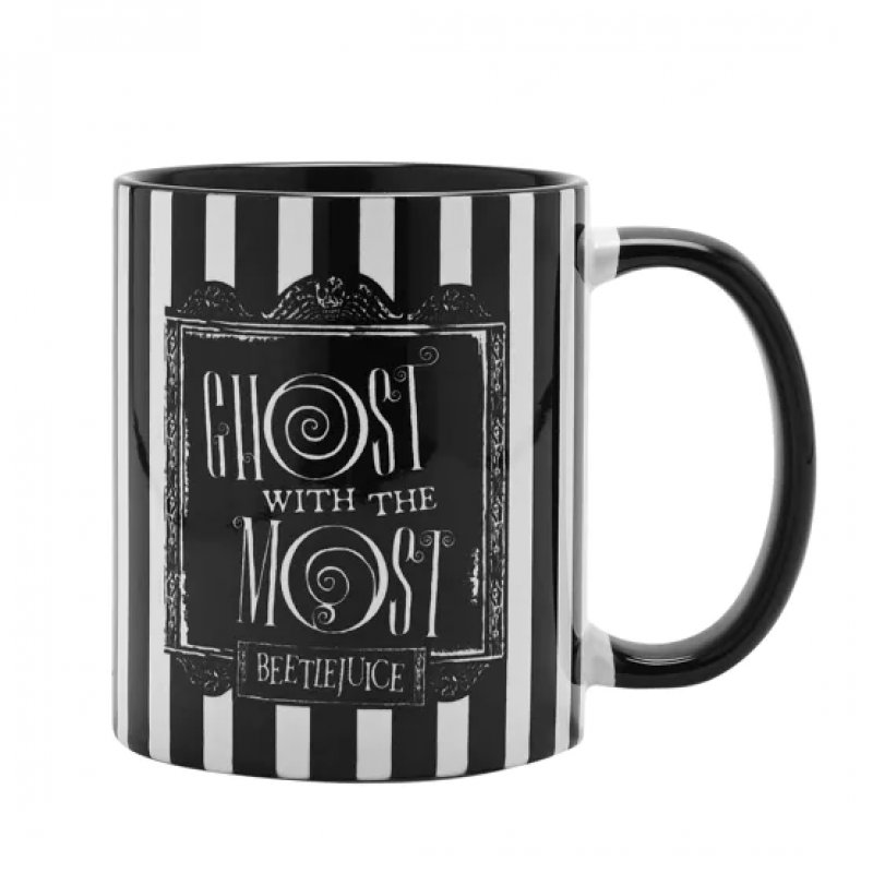 BEETLEJUICE - Black&White - Ghost with the most - Mug Interieur Coloré