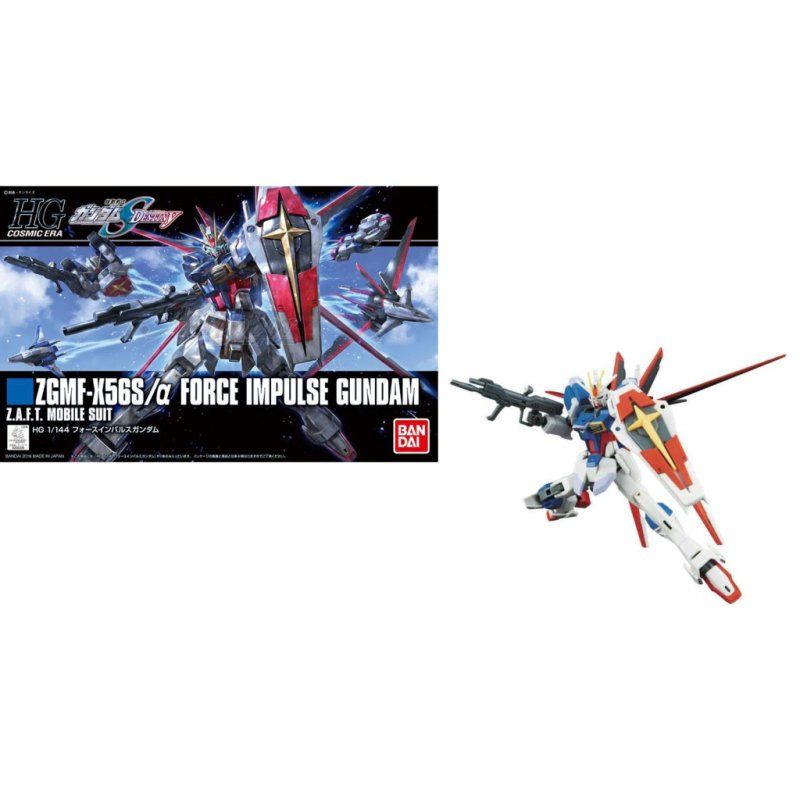 GUNDAM - HGCE 1/144 Force Impulse Gundam - Model Kit - 13cm