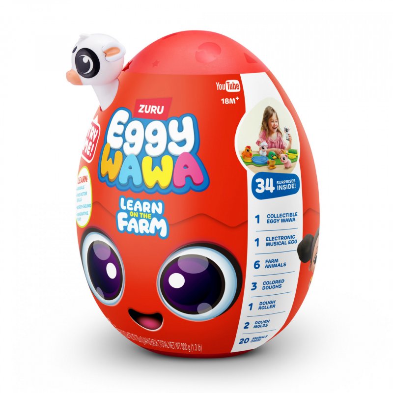 Eggy Wawa Learn on the Farm ZURU