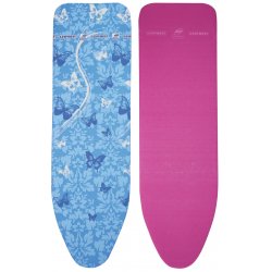 Leifheit 71608 housse de table de repassage Couche supérieure de housse de planche à repasser Bleu, Rose