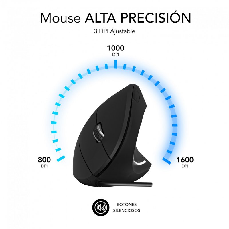 SUBBLIM SUBMO-EDGVU01 mouse Universal Right-hand USB Type-A Optical 1600 DPI