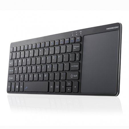 Modecom MC-TPK1 keyboard Universal RF Wireless QWERTY English Black