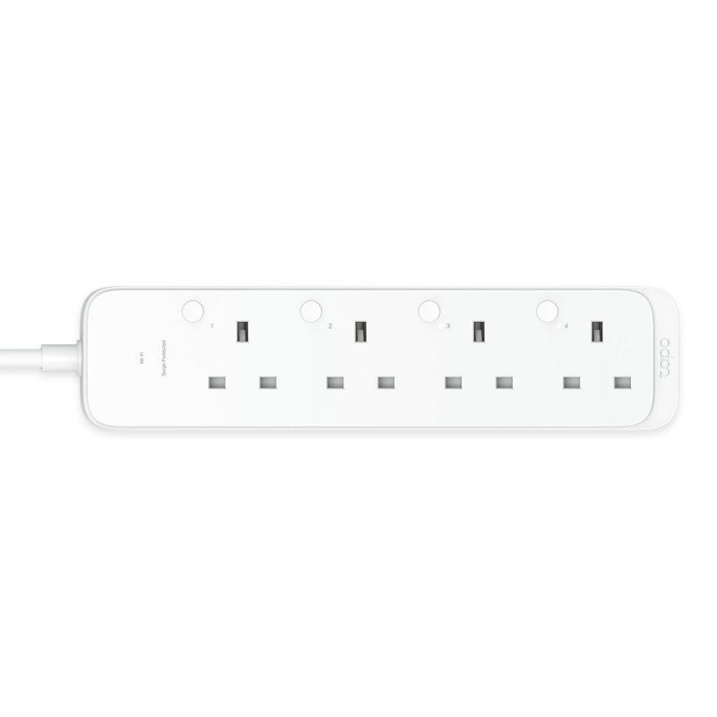 TP-LINK (TAPO P304M) Smart Wi-Fi Power Strip, 4 Outlets, App/Voice Control, Surge Protection, Energy Monitoring, Matter