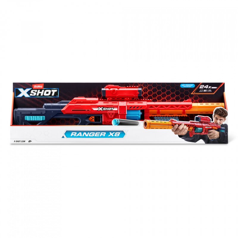 X-Shot Excel Ranger X8 Blaster (24 fléchettes) ZURU