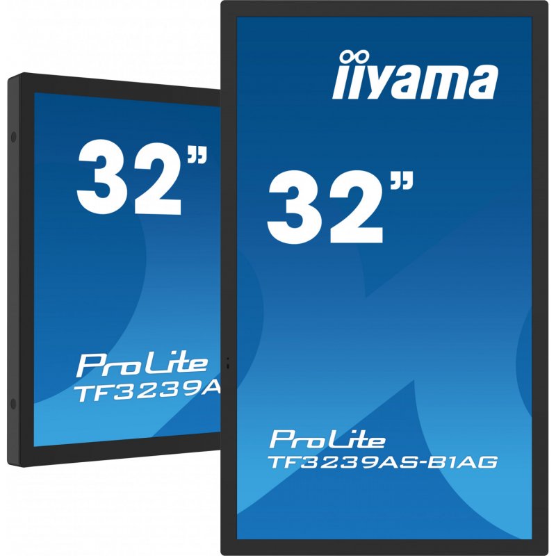 iiyama TF3239AS-B1AG affichage de messages Écran plat de signalisation numérique 80 cm (31.5") LED 500 cd/m² 2.4K
