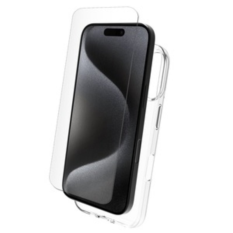PACK COQUE SOUPLE VERRE TREMPE IPHONE 16