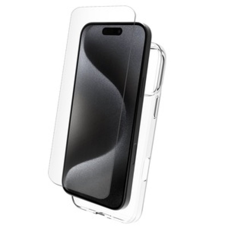 PACK COQUE SOUPLE VERRE TREMPE IPHONE 16 PRO