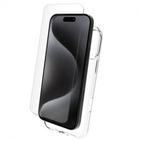PACK COQUE SOUPLE VERRE TREMPE IPHONE 16 PRO