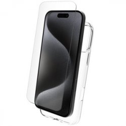 PACK COQUE SOUPLE VERRE TREMPE IPHONE 16 PRO MAX