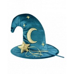 Den Goda Fen - Velvet Wiard hat & wand (F77601)