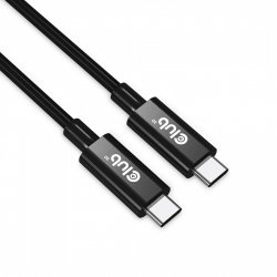 Club 3D USB4 Gen3x2 Type-C Bi-Direktionale Kabel 8K60Hz oder 4K120Hz, Data 40Gbps, PD 240W(48V/5A) EPR St/St 3m