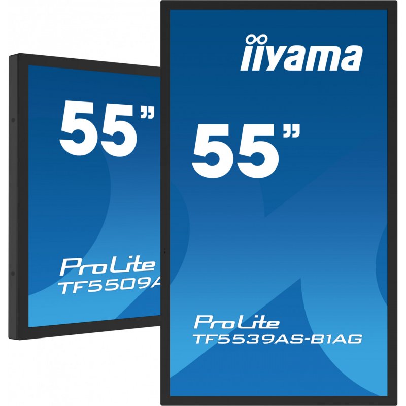 iiyama TF5539AS-B1AG Signage Display Digital signage flat panel 138.7 cm (54.6") LED 500 cd/m² 4K Ultra HD Black