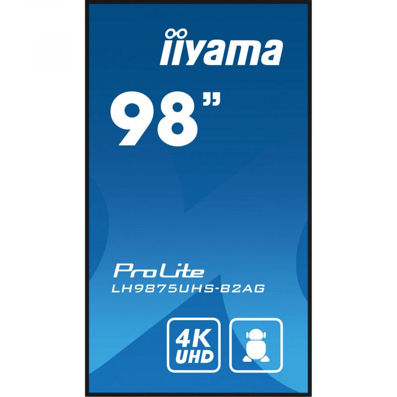 Dis Public 98 Iiyama LH9875UHS-B2AG UHD