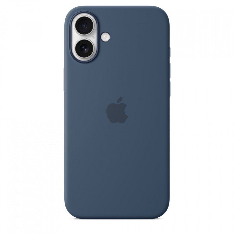 IPHONE 16 PLUS SILICONE CASE WITH MAGSAFE - DENIM