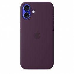 IPHONE 16 PLUS SILICONE CASE WITH MAGSAFE - PLUM