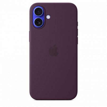 Apple Coque en silicone avec MagSafe pour iPhone 16 Plus - Prune
