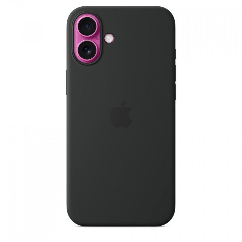 IPHONE 16 PLUS SILICONE CASE WITH MAGSAFE BLACK