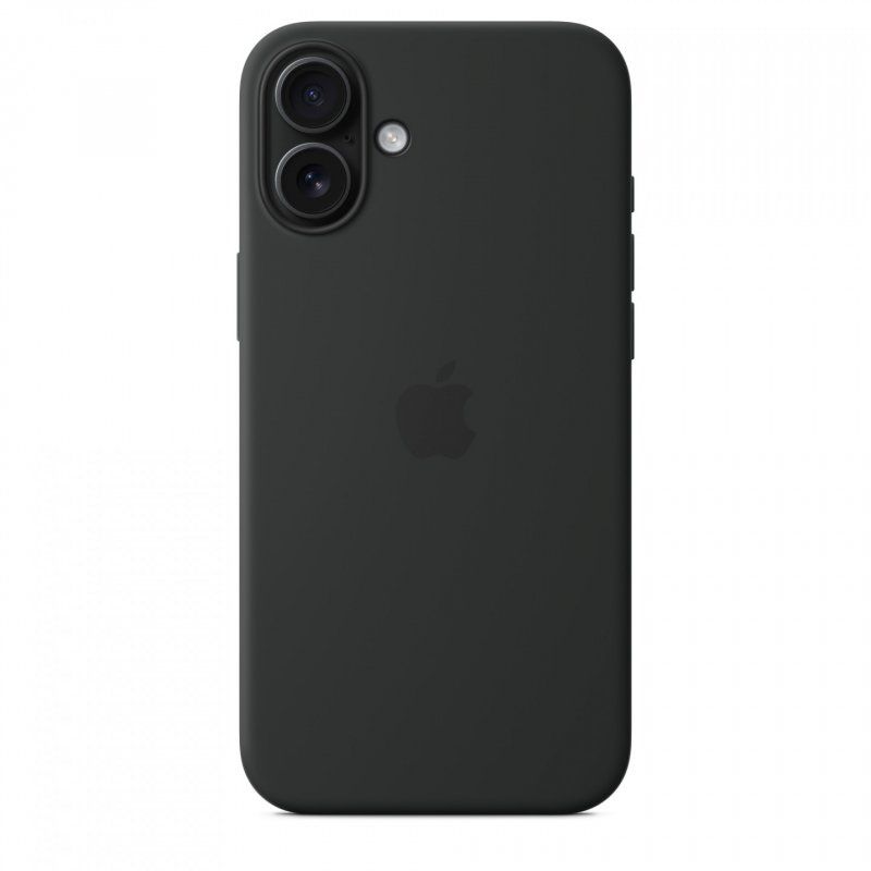 Apple iPhone 16 Plus Silicone Case with MagSafe - Black