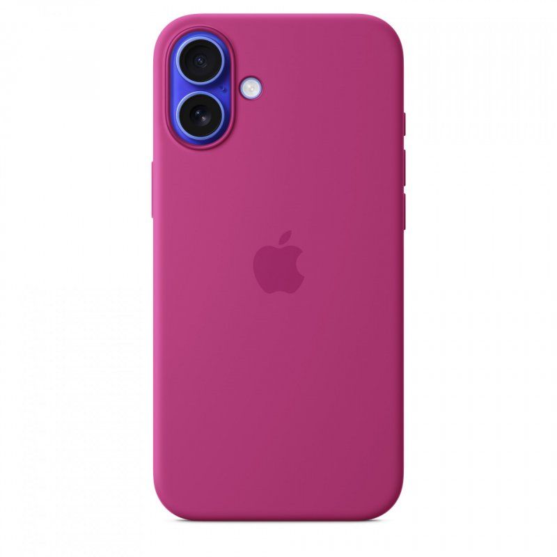IPHONE 16 PLUS SILICONE CASE WITH MAGSAFE - FUCHSIA