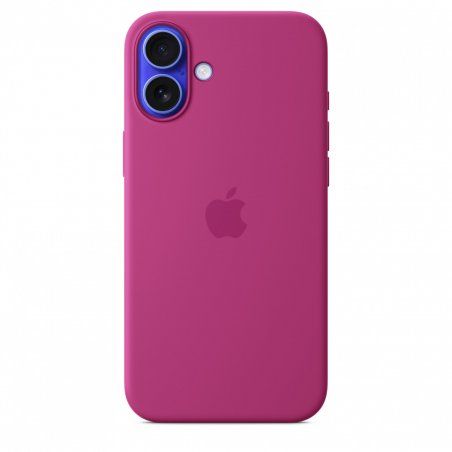 IPHONE 16 PLUS SILICONE CASE WITH MAGSAFE - FUCHSIA