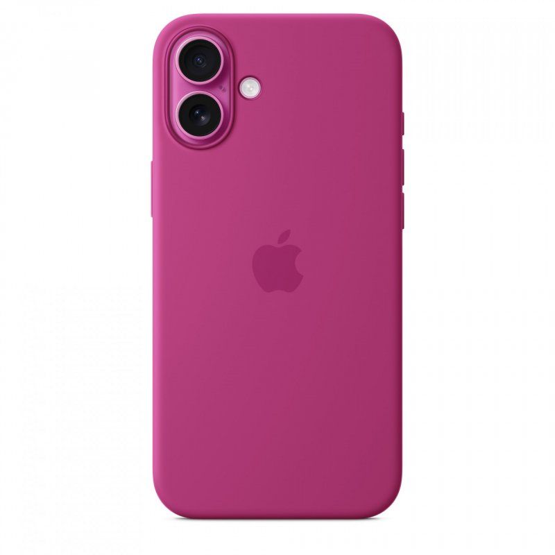 IPHONE 16 PLUS SILICONE CASE WITH MAGSAFE - FUCHSIA