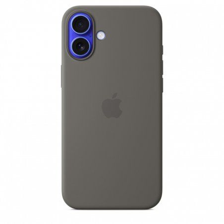 IPHONE 16 PLUS SILICONE CASE WITH MAGSAFE - STONE GRAY