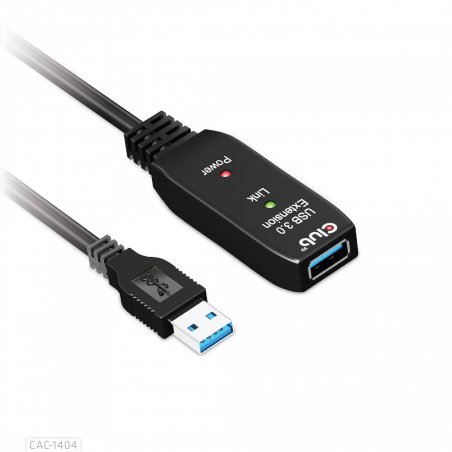 CLUB3D CAC-1404 câble USB USB 3.2 Gen 1 (3.1 Gen 1) 5 m USB A Noir