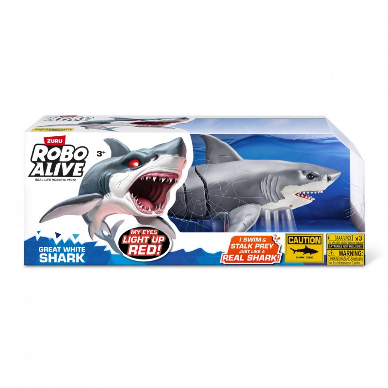 Robo Alive Great White Shark Series 1 ZURU