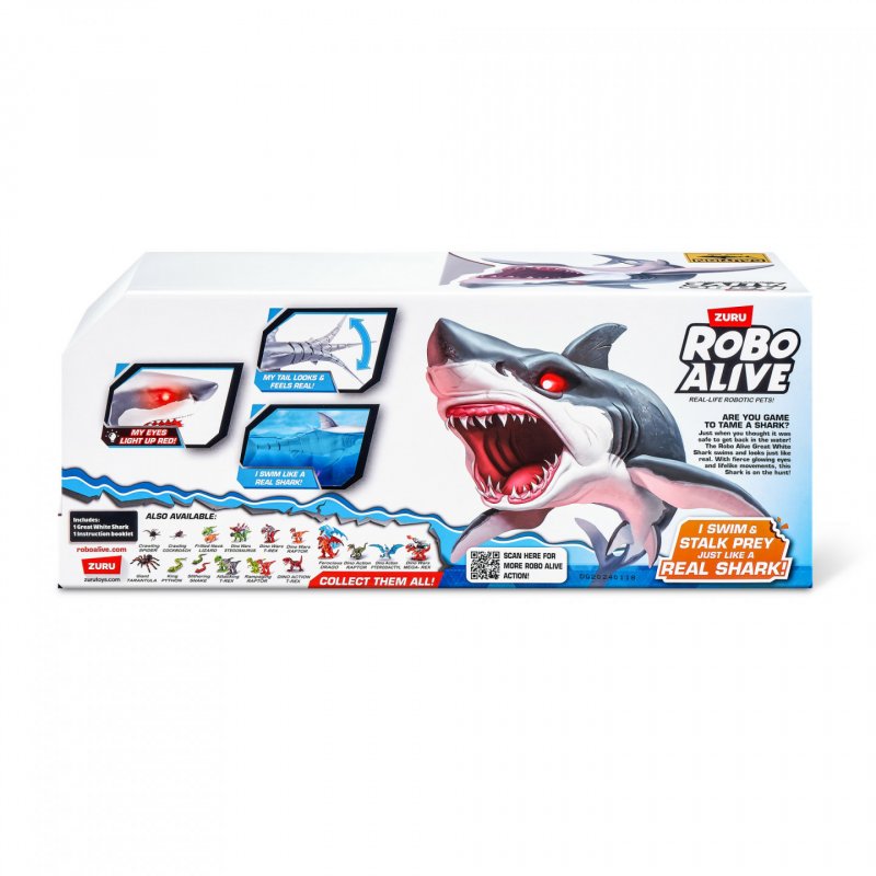 Robo Alive Great White Shark Series 1 ZURU