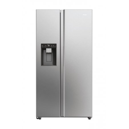 Haier SBS 90 Serie 5 HSW59F18EIMM frigo américain Pose libre 601 L E Platine, Acier inoxydable