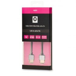 D2 Diffusion D2HDMI150UF câble HDMI 1,5 m HDMI Type A (Standard) Noir