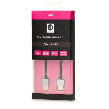 D2 Diffusion D2HDMI150UF HDMI cable 1.5 m HDMI Type A (Standard) Black