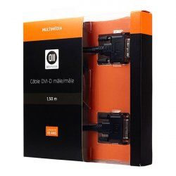 D2 Diffusion D2DVIDVI150 DVI cable 1.5 m DVI-D Black