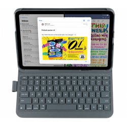 Deqster Slim Pro Keyboard für iPad 10.9" (10 Gen.), iPad Air 11" (M2), iPad Pro 11" (4./ 3./ 2./ 1. Gen.)