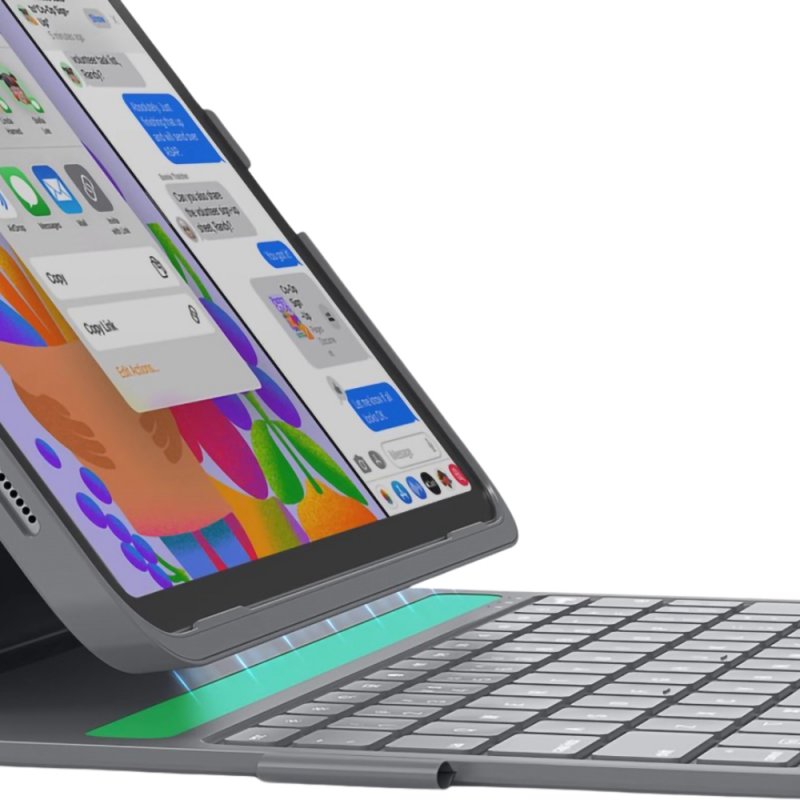 Deqster Slim Pro Keyboard für iPad 10.9" (10 Gen.), iPad Air 11" (M2), iPad Pro 11" (4./ 3./ 2./ 1. Gen.)