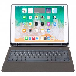 Deqster Tastarhülle Slim Keyboard 2 für iPad 10.2"(7./8./9. Gen) Bluetooth, deutsches Layout (QWERTZ)