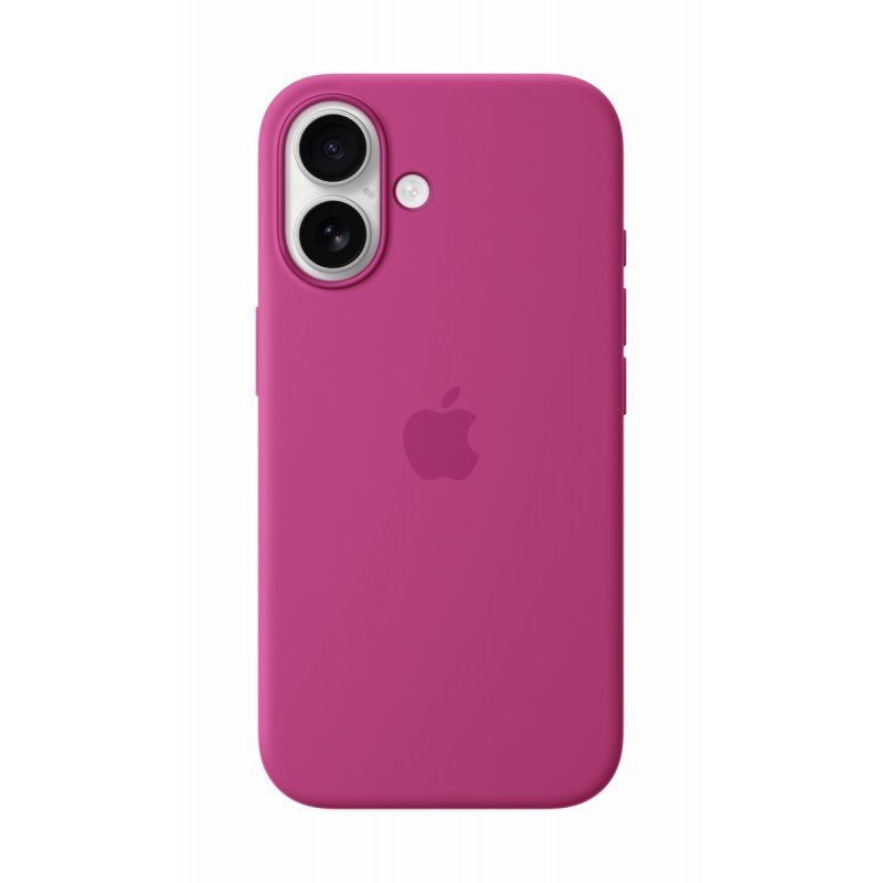 IPHONE16 SILICONE CASE WITH MAGSAFE - FUCHSIA