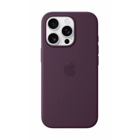 IPHONE16 PRO SILICONE CASE WITH MAGSAFE - PLUM