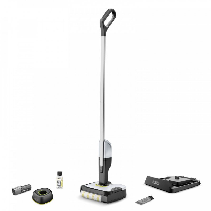 Kärcher FC 2-4 Electric broom Battery Dry&wet Bagless Black Grey White 2.5 Ah