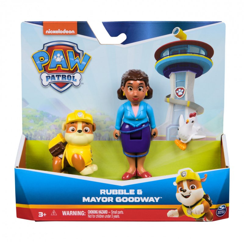 Paw Patrol - Hero Pup - Mayor Goodway & Rubble (6070749)