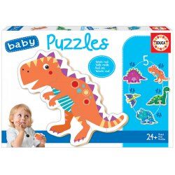 Educa 18873 puzzle Contour puzzle Dinosaurs