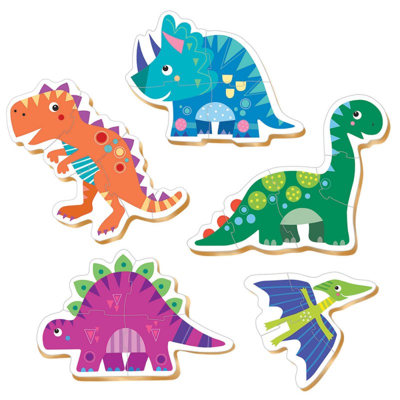 Educa - Baby Puzzles 5 pcs Dinosaurs (80-18873)