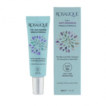 STOCKICX4 - Rosalique 3 in 1 Anti-Redness Miracle Formula SPF50